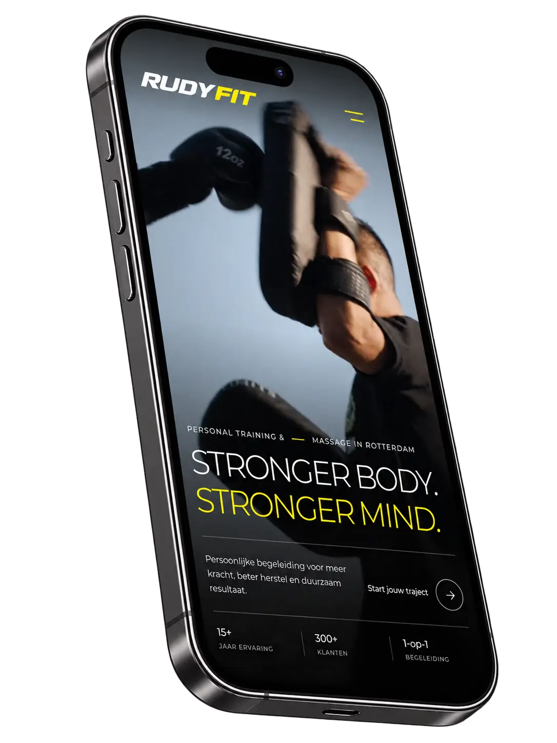 RudyFIT website ontwerp door otsdesign